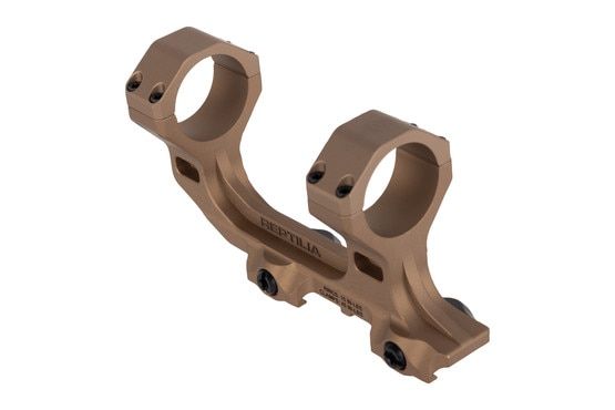 Reptilia Corp AUS 1.93" 30mm Optic Mount has an anodized FDE finish